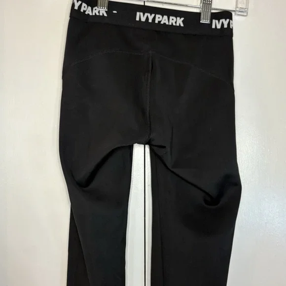 Ivy Park Women's Black Festival Logo Waist Leggings Size XS - Picture 4 of 6